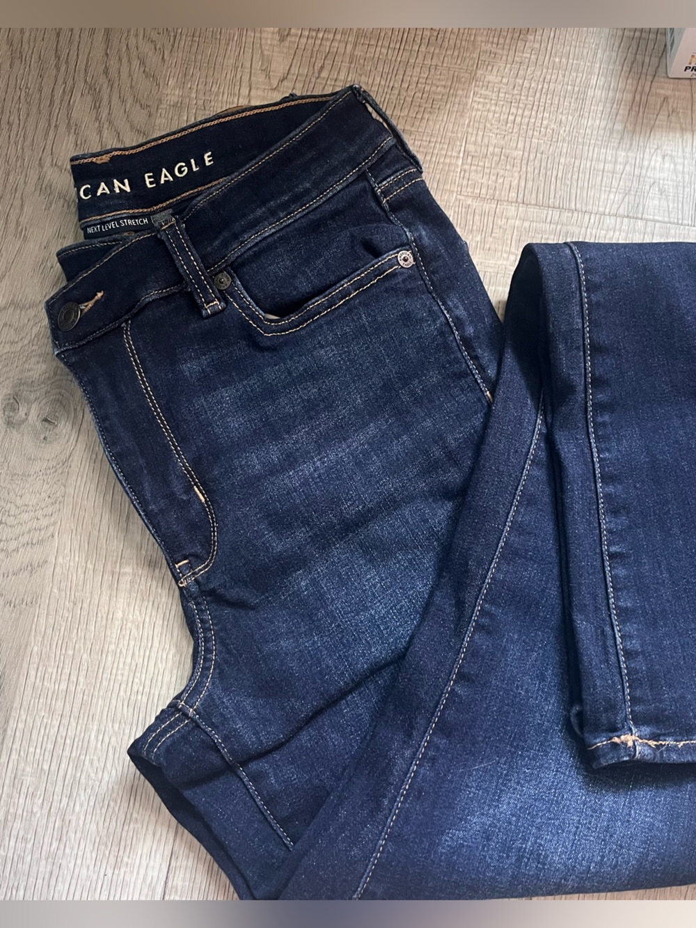 American Eagle Outfitters Dark Blue flare legged Jeans